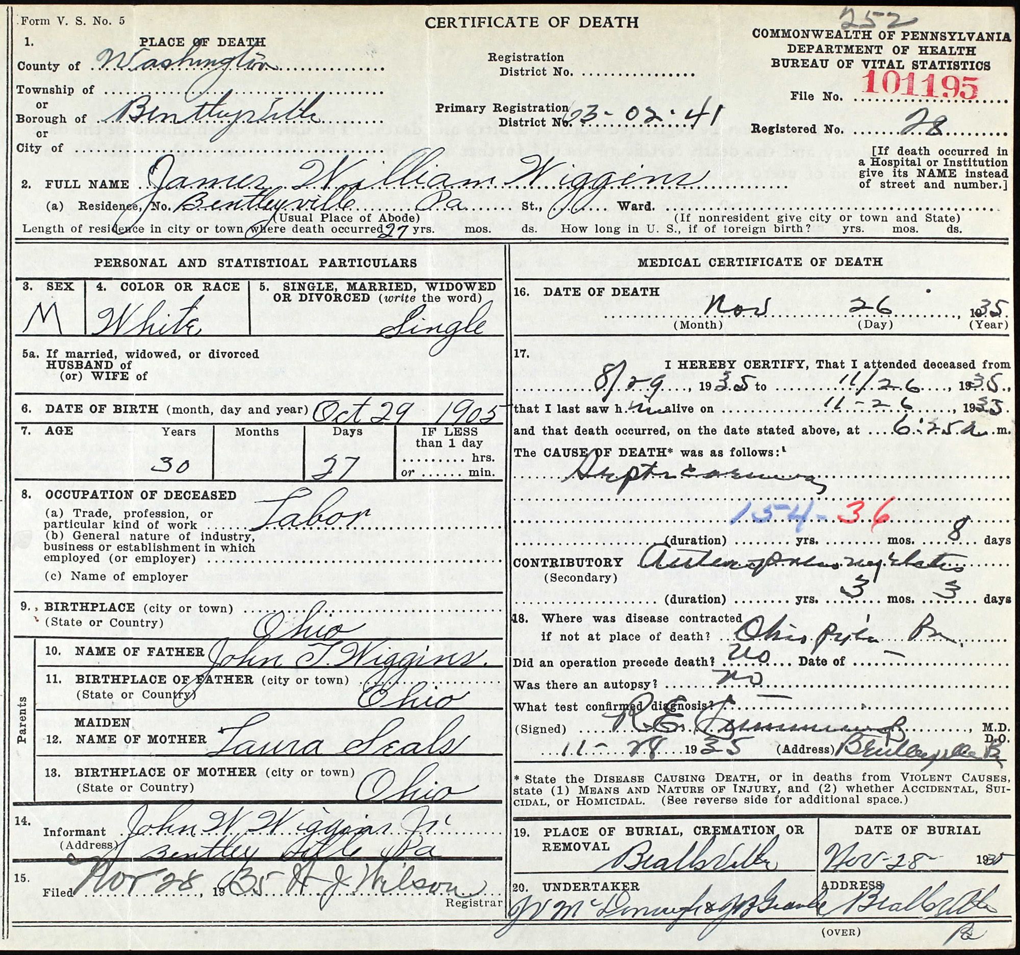 James William Wiggins